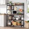 Tribesigns Bakers Rack Kitchen Storage Hutch 43 Inch 5-Tier Microwave Stand
